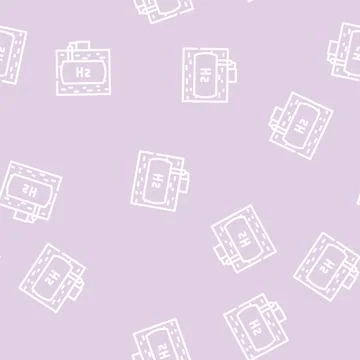 Underground storage hydrogen line vector seamless pattern Stock Illustration