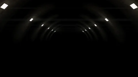 Underground subway tunnel Stock Footage 36964733