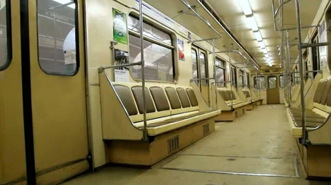 Underground train Stock Footage 34526931