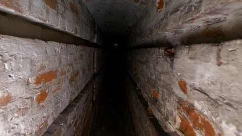 Underground tunnel in the bunker 動画素材 103479156