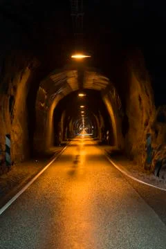 Underground Tunnel Cave Stock Photos