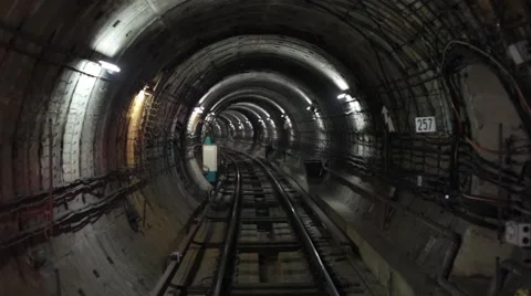 Underground Tunnel Stock Footage 57700382