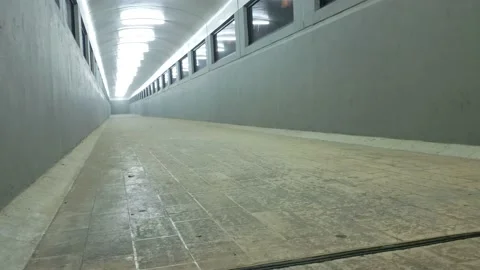 Underground tunnel Stock Footage 136333838