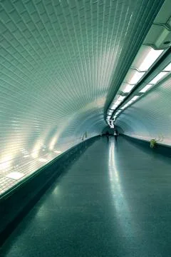 Underground tunnel. Stock Photos