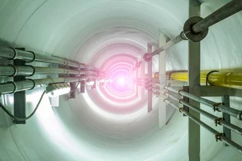 Underground tunnel 库存照片