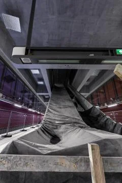 Underground under construction Foto stock