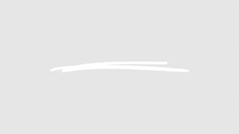 Underline scribbles graphic animation. Alpha channel. Transparent background 스톡 동영상 312271153