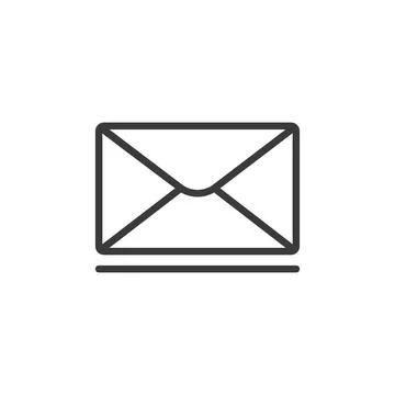 Underlined letter, icon in line design. Underlined, letter, text, typography Stock Illustration