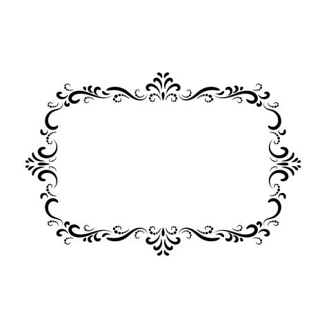 Underlines and text separators. Vector illustration. Isolated border for text Illustrazione stock