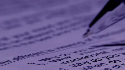 Underlining notes Video stock 308191