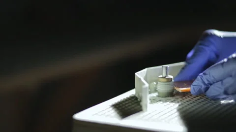 Undermining shift to the right grinding and correction of the form of glass or Stock-Footage 57739519