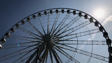 Underneath the wheel of liverpool Video stock 106984283