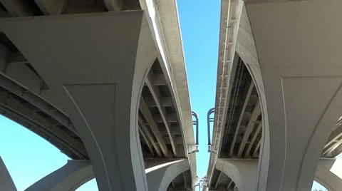 Underneath of  Wilson Bridge 스톡 동영상 12364180