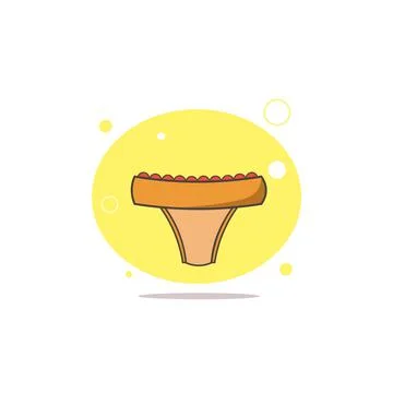 Underpants colorful flat vector icon Stock Illustration