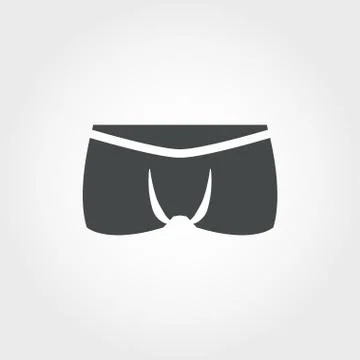 Underpants icon. Pixel perfect. Using for web design, apps, software, print Stock Illustration