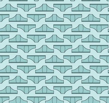 Underpants man pattern seamless. Men's briefs background. Vector texture Illustrazione stock