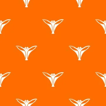 Underpants string pattern vector orange Stock Illustration