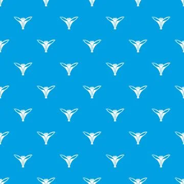 Underpants string pattern vector seamless blue Stock Illustration