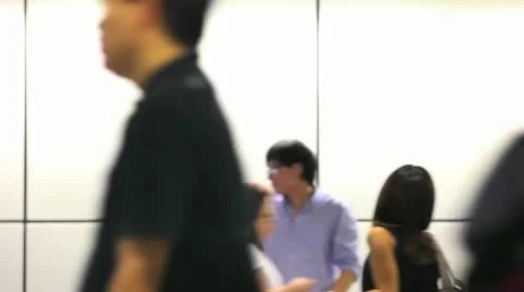 Underpass escalators, Singapore Stock Footage 10823103