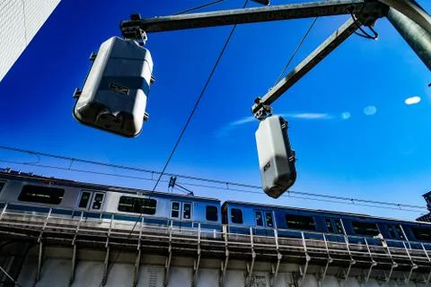 Underpass of the line (Akihabara) Stock Photos