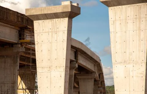 The underpass under construction3 Foto stock