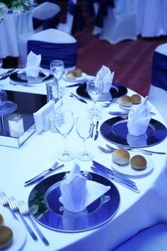 Underplates for table decoration Stock Photos