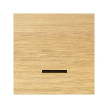 Underscore sign on wood block Stock Illustration