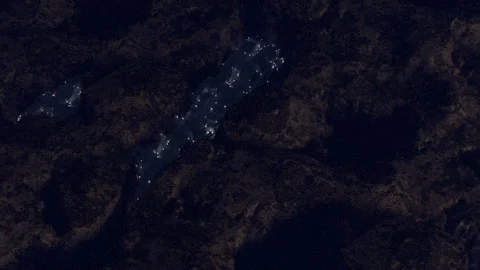 Undersea Alien Complex Stock Footage 290993963