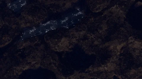 Undersea Alien Complex Stock Footage 291004030