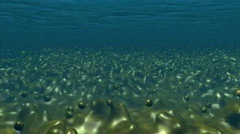 Undersea Oil plume Stock Footage