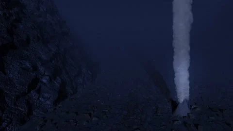 Undersea Smoker Stock Footage 134902338