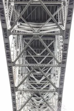 Underside of the Aurora Bridge - Seattle Stock Photos