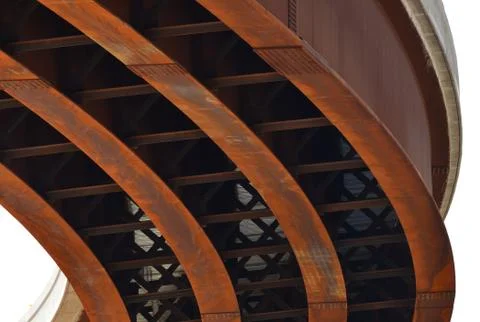Underside of a bridge Stock Photos