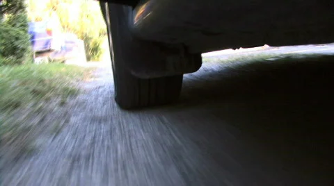 Underside of my car Stock Footage 98465