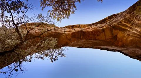 Underside or Natural Bridge Stock Photos