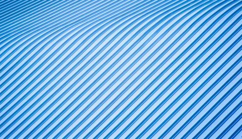 Underside panoramic and perspective view to steel blue glass high rise buildi Stock Photos