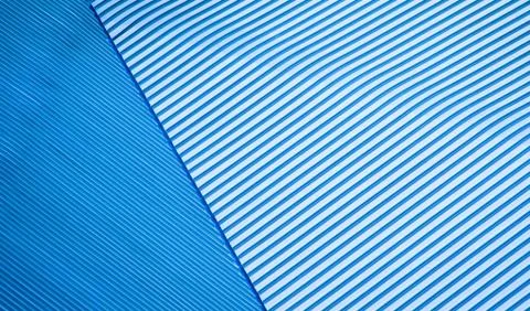 Underside panoramic and perspective view to steel blue glass high rise buildi Stock Photos