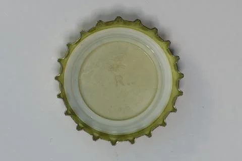 Underside View of a Bottle Cap Stock Photos