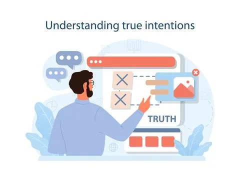 Understand true intentions to conduct difficult negotiation. Business イラスト素材