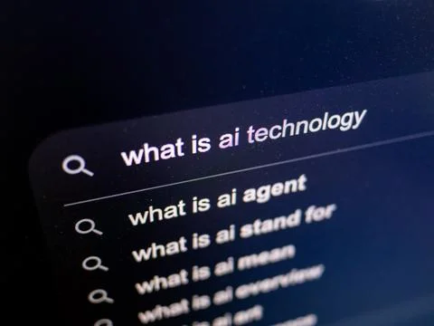 Understanding ai technology exploring its definitions and applications in t.. Stock Photos