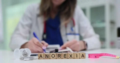 Understanding anorexia requires examining it from a medical perspective on Stock Footage 297862070