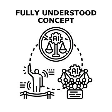 Understanding artificial intelligence ethics and legal fairness Stock Illustration
