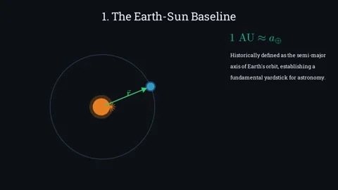 Understanding Astronomical Unit 스톡 동영상 335190838
