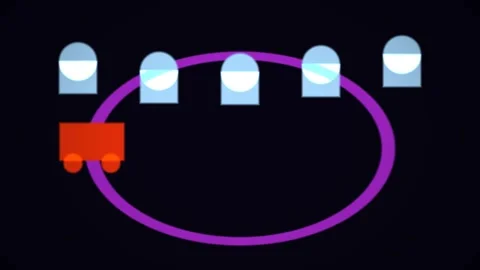 Understanding basic animation principles through shapes Stock Footage 340397712