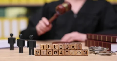 Understanding the complexities of illegal migration and its implications in Stock Footage 320629910