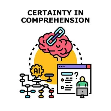 Understanding concept clarity through artificial intelligence 스톡 일러스트