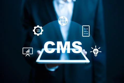 Understanding content management systems in a digital workspace Stock Photos