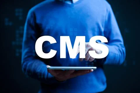 Understanding content management systems for website development and management Stock Photos