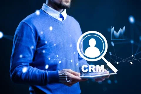 Understanding CRM technology for better customer engagement management Stock Photos