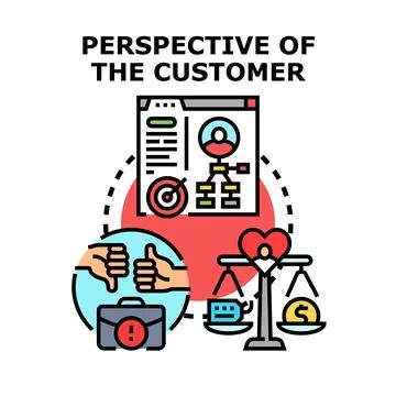 Understanding customer perspective for business evaluation and success Иллюстрация